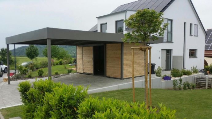 Doppelcarport Mit Schuppen Vom Spezialisten Carportmaster